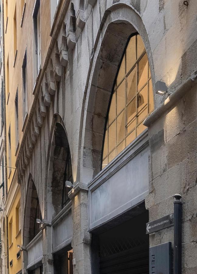 Ferienwohnung Centro Storico Caruggi 2Min Acquario Pellicceria Superior Loft Palazzo Rolli Genua Exterior foto