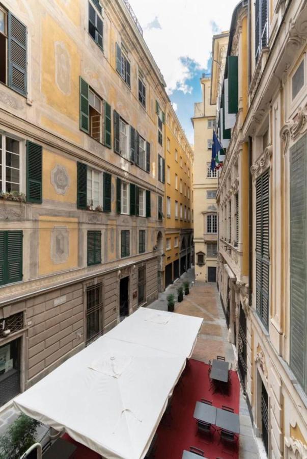 Ferienwohnung Centro Storico Caruggi 2Min Acquario Pellicceria Superior Loft Palazzo Rolli Genua Exterior foto