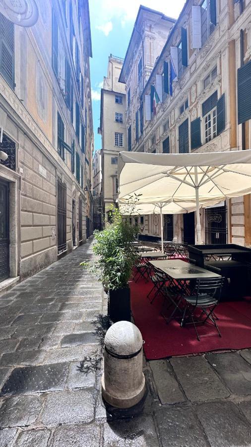Ferienwohnung Centro Storico Caruggi 2Min Acquario Pellicceria Superior Loft Palazzo Rolli Genua Exterior foto