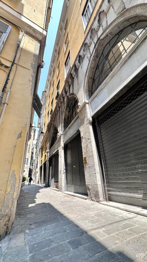 Ferienwohnung Centro Storico Caruggi 2Min Acquario Pellicceria Superior Loft Palazzo Rolli Genua Exterior foto